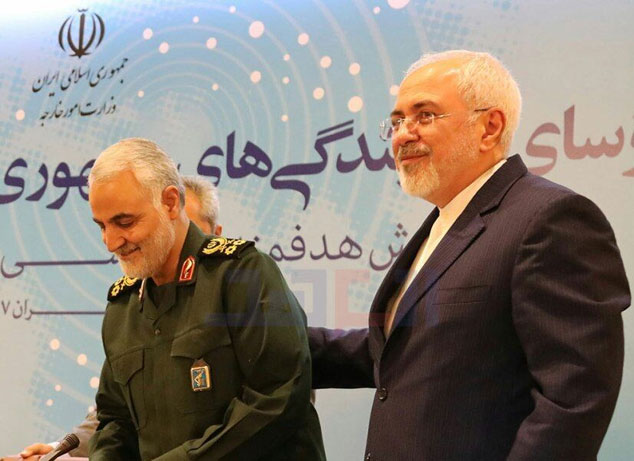 ظریف: همواره صلح طلبی و شجاعت شهید سلیمانی را در جهان فریاد زده‌ام