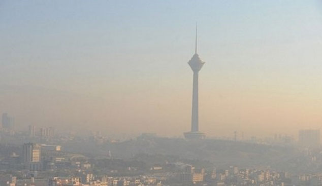 هوای تهران در وضعیت قرمز قرار گرفت