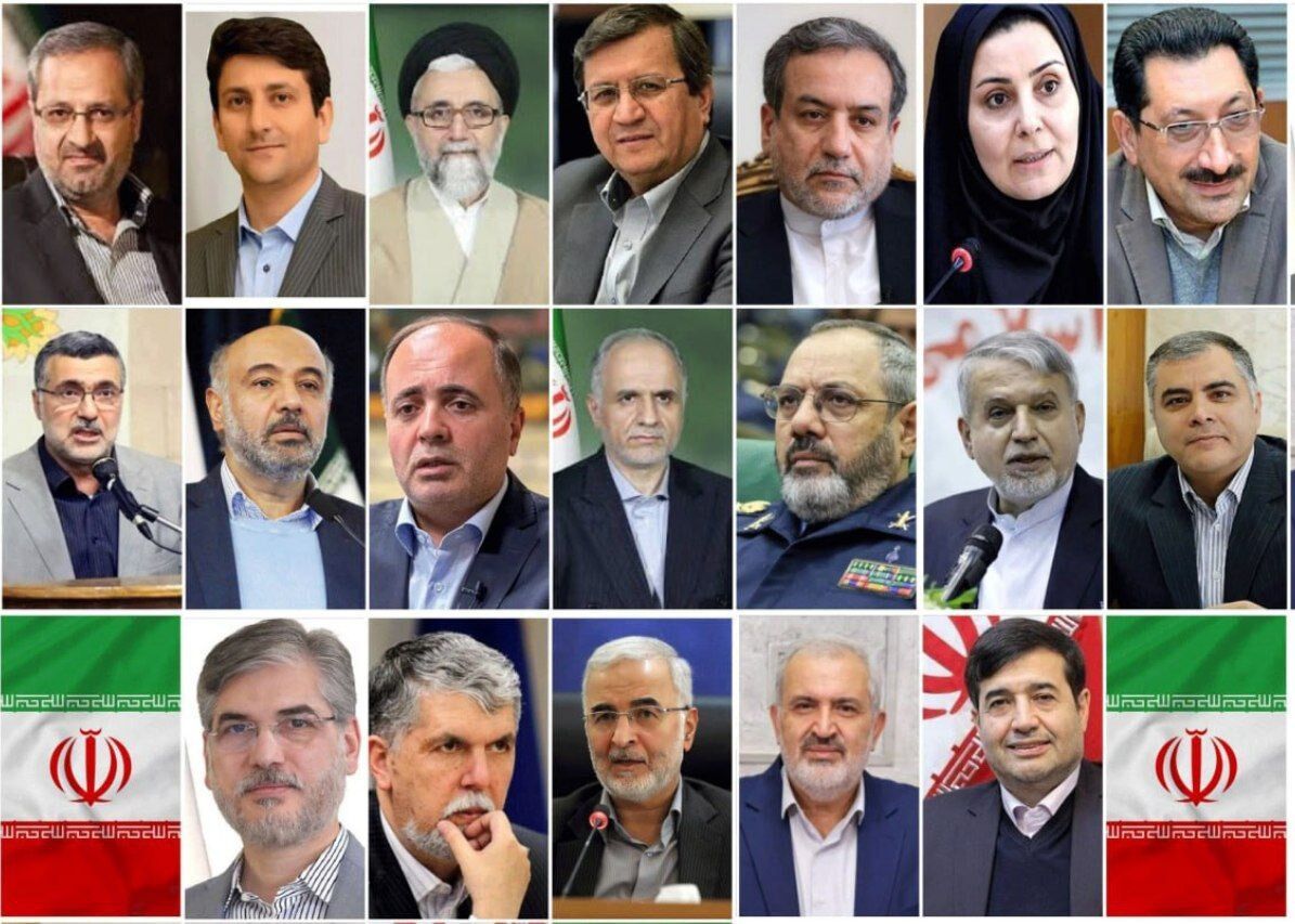 کابینه پیشنهادی پزشکیان رونمایی شد